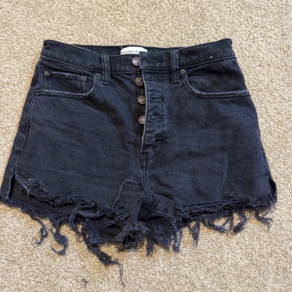 Abercrombie & Fitch, AGOLDE, KUT Lot!! ALL 3 PAIR of VERY gently used cutoffs - Picture 1 of 9